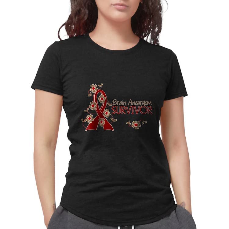 Brain Aneurysm Survivor 3 T-Shirt - Tri-Blend Comfort Tee for Men & Women - Perfect for Support Groups, Awareness Events & Everyday Wear