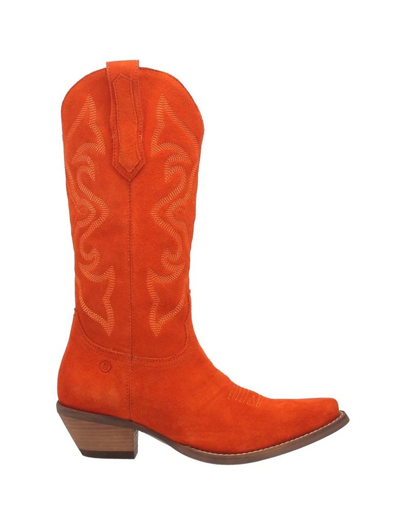 Women's Western Fashion Boots - Orange Cowgirl Boots Size 11 | Comfortable & Stylish for Country Dancing, Rodeo Events & Casual Wear
