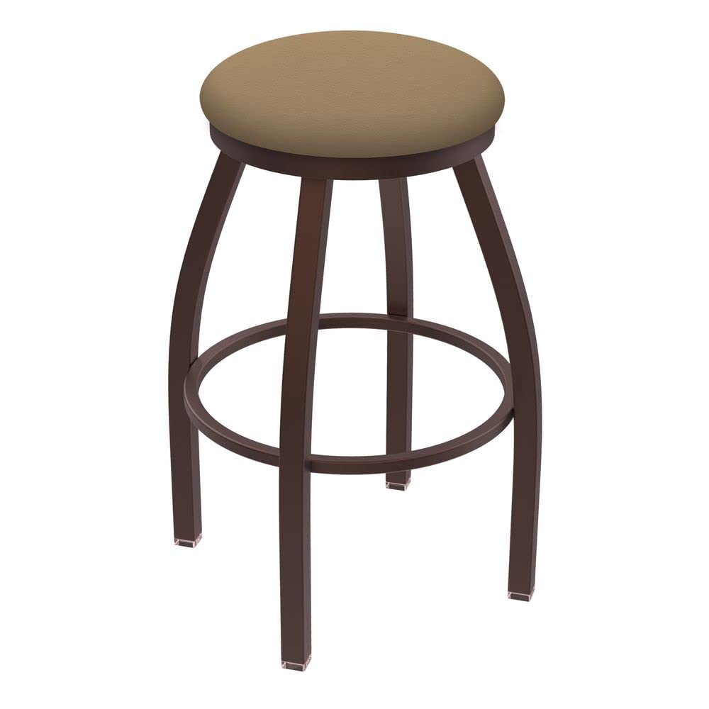 Holland Bar Stool Co. XL 802 Misha Swivel Bar Stool in Canter Sand - Adjustable Height Counter Stool for Kitchen Island, Breakfast Nook & Home Bar