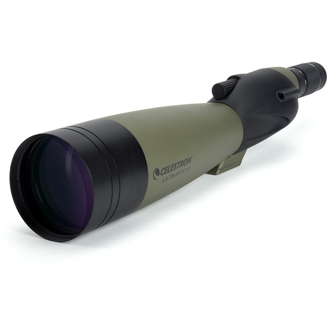 Ultima 22 66x100mm Straight Zoom Spotting Scope - High Power Magnification for Bird Watching, Hunting & Outdoor Adventures