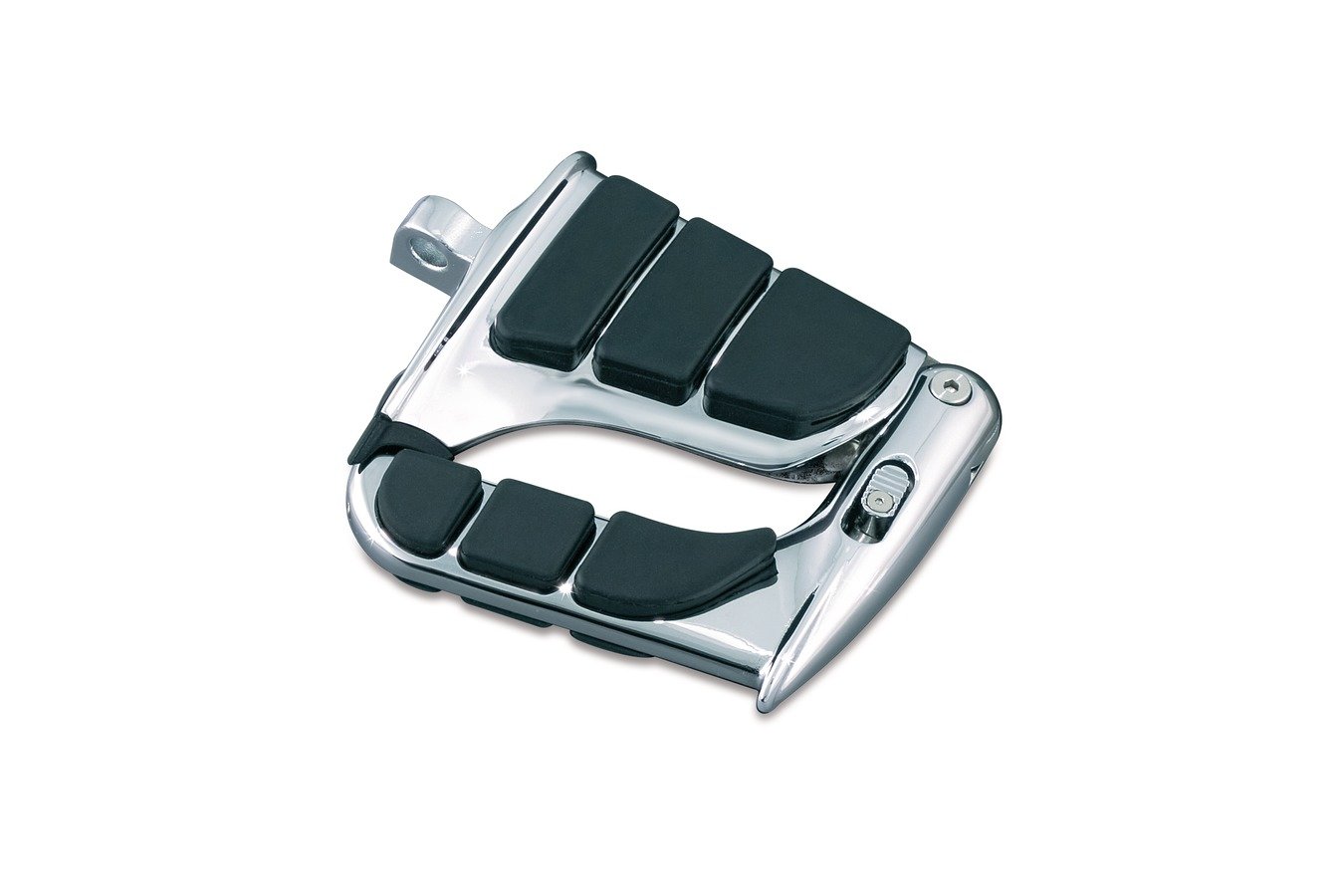 Kuryakyn 4466 SwingWing Cruise Footpegs for Harley-Davidson (2010-2019) - Chrome Motorcycle Footpegs with Male Mount Adapters - 1 Pair - Perfect for Long Rides and Comfortable Cruising