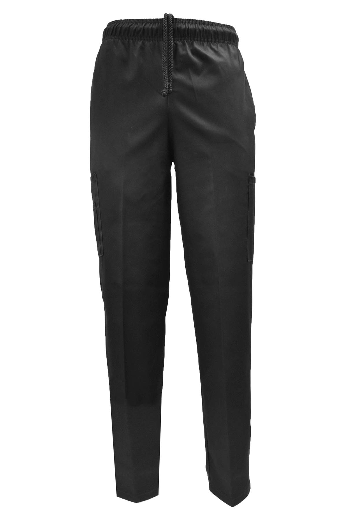 Premium 6-Pocket Black Chef Pants - Natural Uniforms Classic Style | Multi-Pack Options for Professional Kitchens & Culinary Schools | Durable Restaurant Workwear for Chefs & Cooks