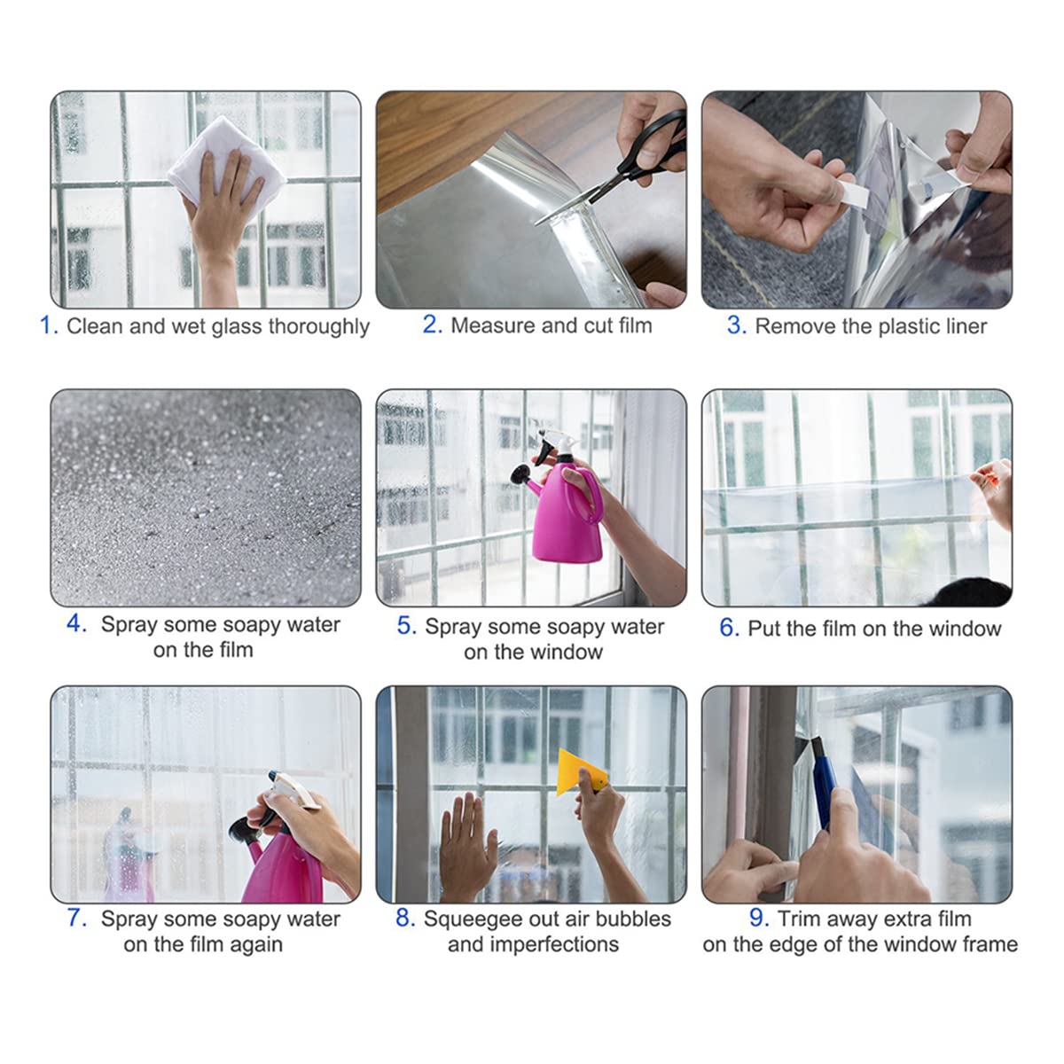 One Way Mirror Window Film - 60