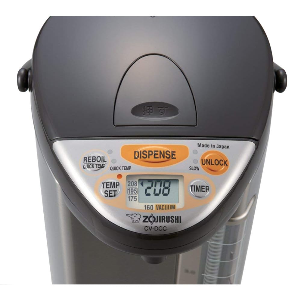 Zojirushi CD-CC40 VE Hybrid Water Boiler & Warmer with 4 Descaling Packs & Milk Frother - 3-Piece Set for Tea, Coffee & Hot Beverages at Home or Office