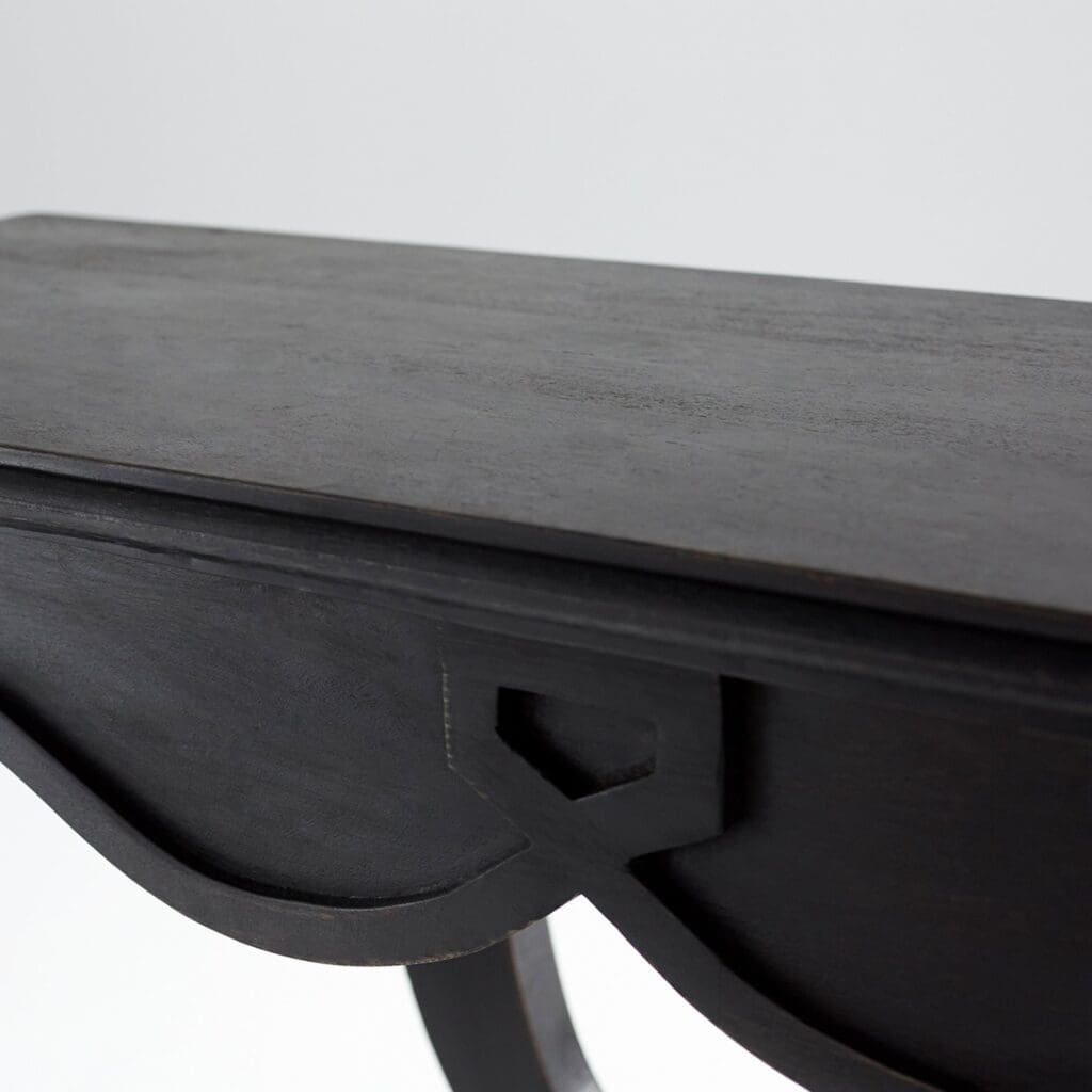 Elegant Black Lacroix Console Table by Cyan Design - Perfect for Entryway, Living Room & Hallway Decor
