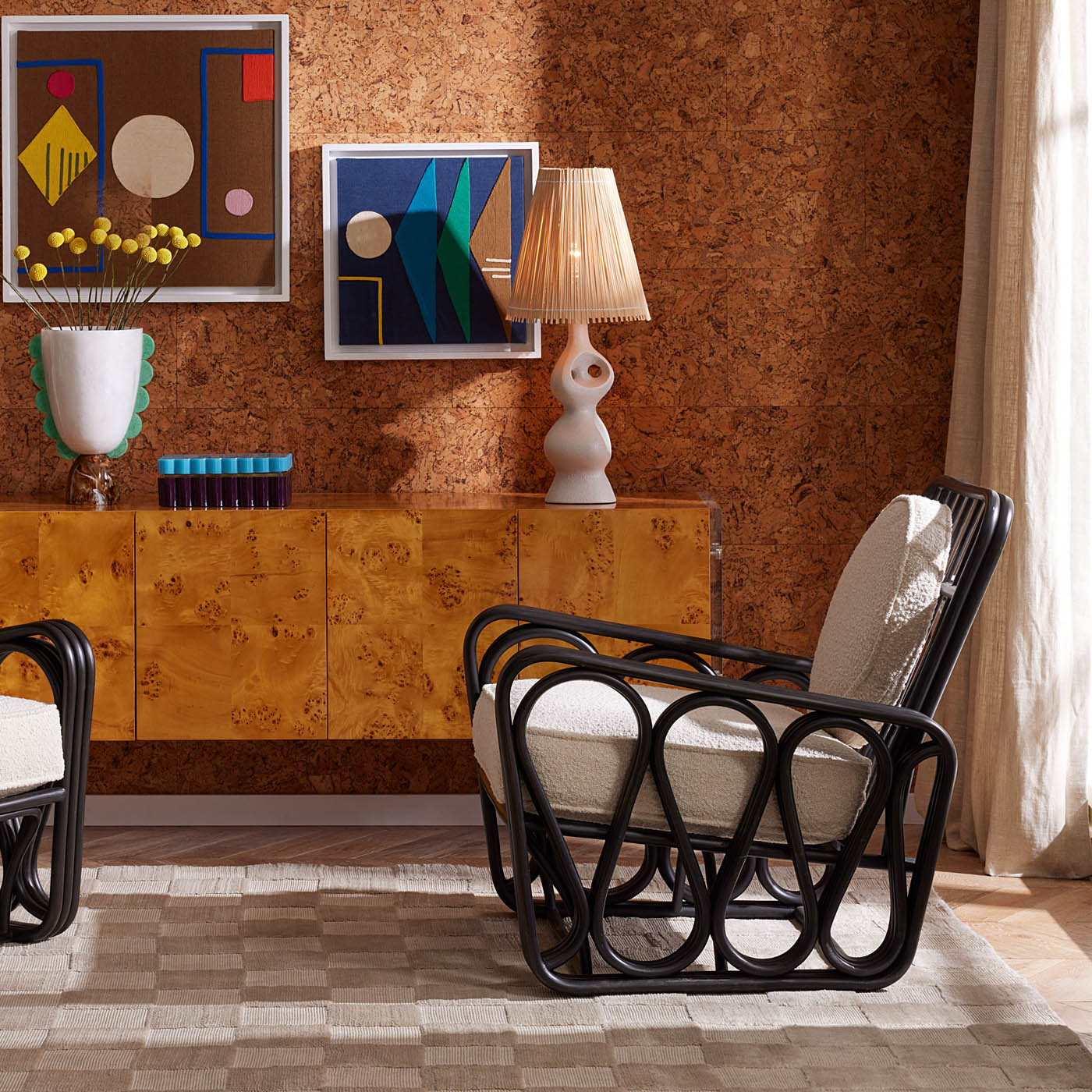 Bond 64 Credenza - Mid Century Modern TV Stand with Storage | Perfect for Living Room, Bedroom & Home Office Furniture