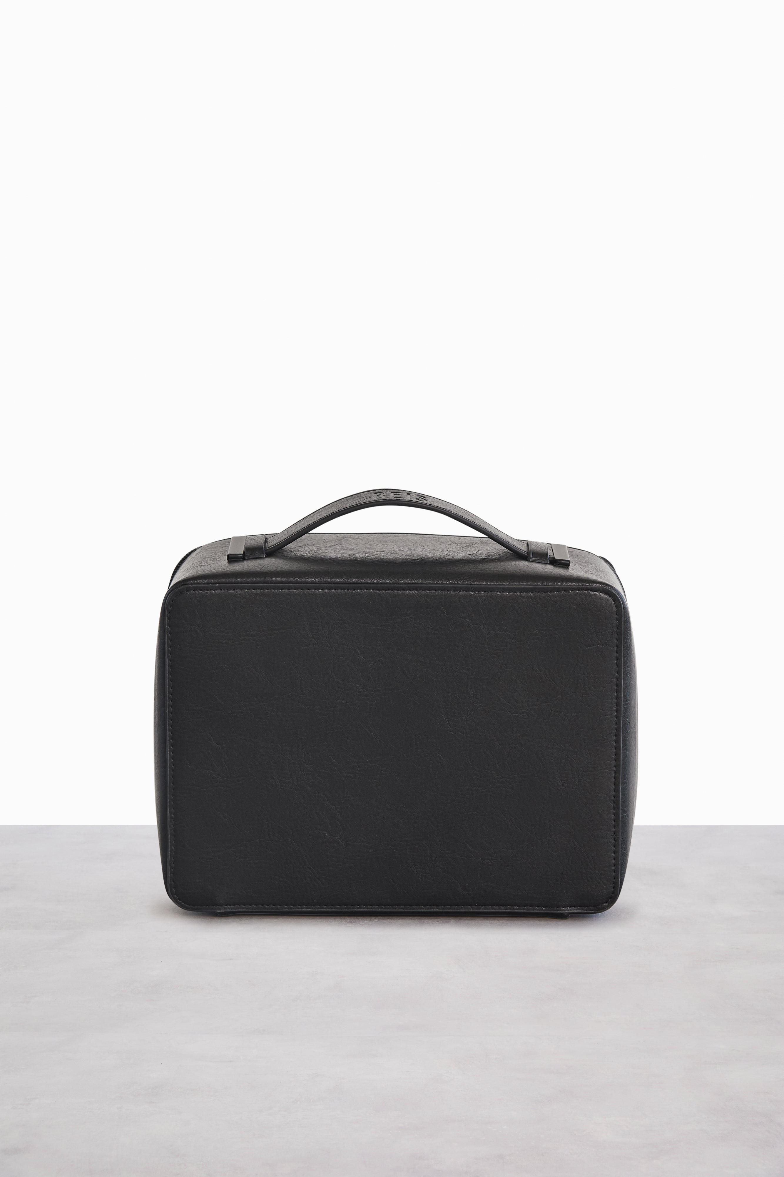 Black Makeup Bag - Travel Cosmetic Organizer for Women, Waterproof & Durable Makeup Case - Perfect for Travel, Gym, and Daily Use