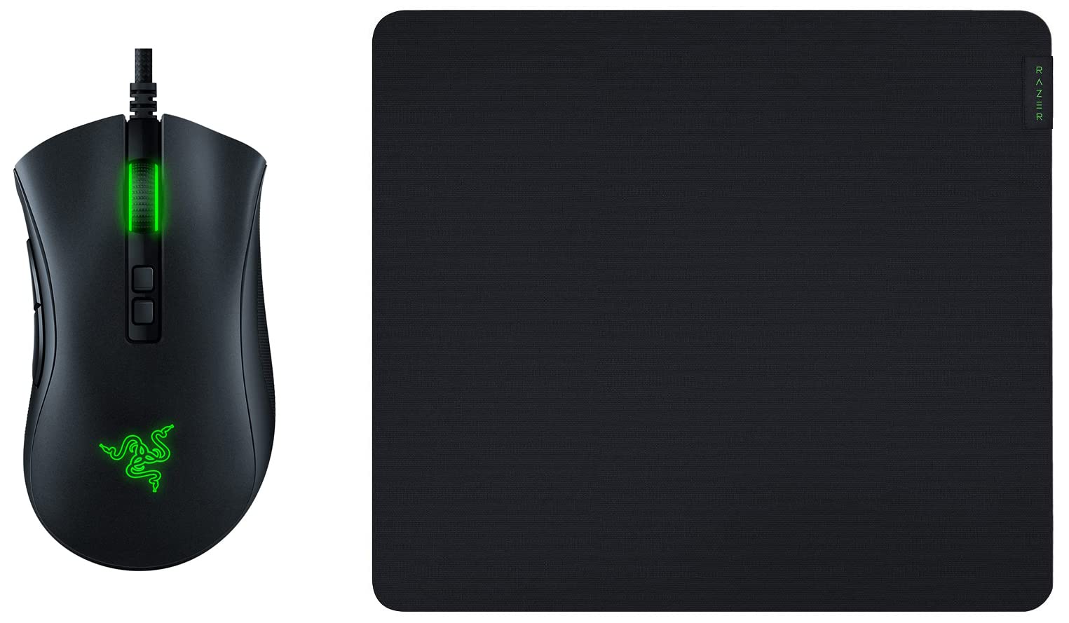 Razer DeathAdder V2 Pro Gaming Mouse - Wired/Wireless Ergonomic Design with Optical Switches & RGB Lighting | Includes Gigantus V2 XXL Gaming Mouse Pad for PC, Mac, PS5, Xbox | Perfect for FPS, MOBA, Esports & Office Work