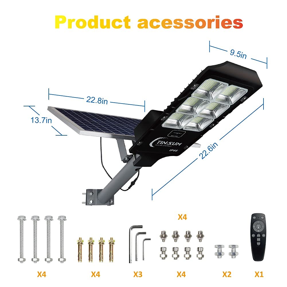 600W Solar Flood Street Lights Outdoor - 30000 Lumens Solar Security Lights with Motion Sensor, IP66 Waterproof, Dusk to Dawn Solar Powered LED Lighting for Parking Lot, Stadium, Garden, Yard - Perfect for Outdoor Security, Pathway & Landscape Illumination