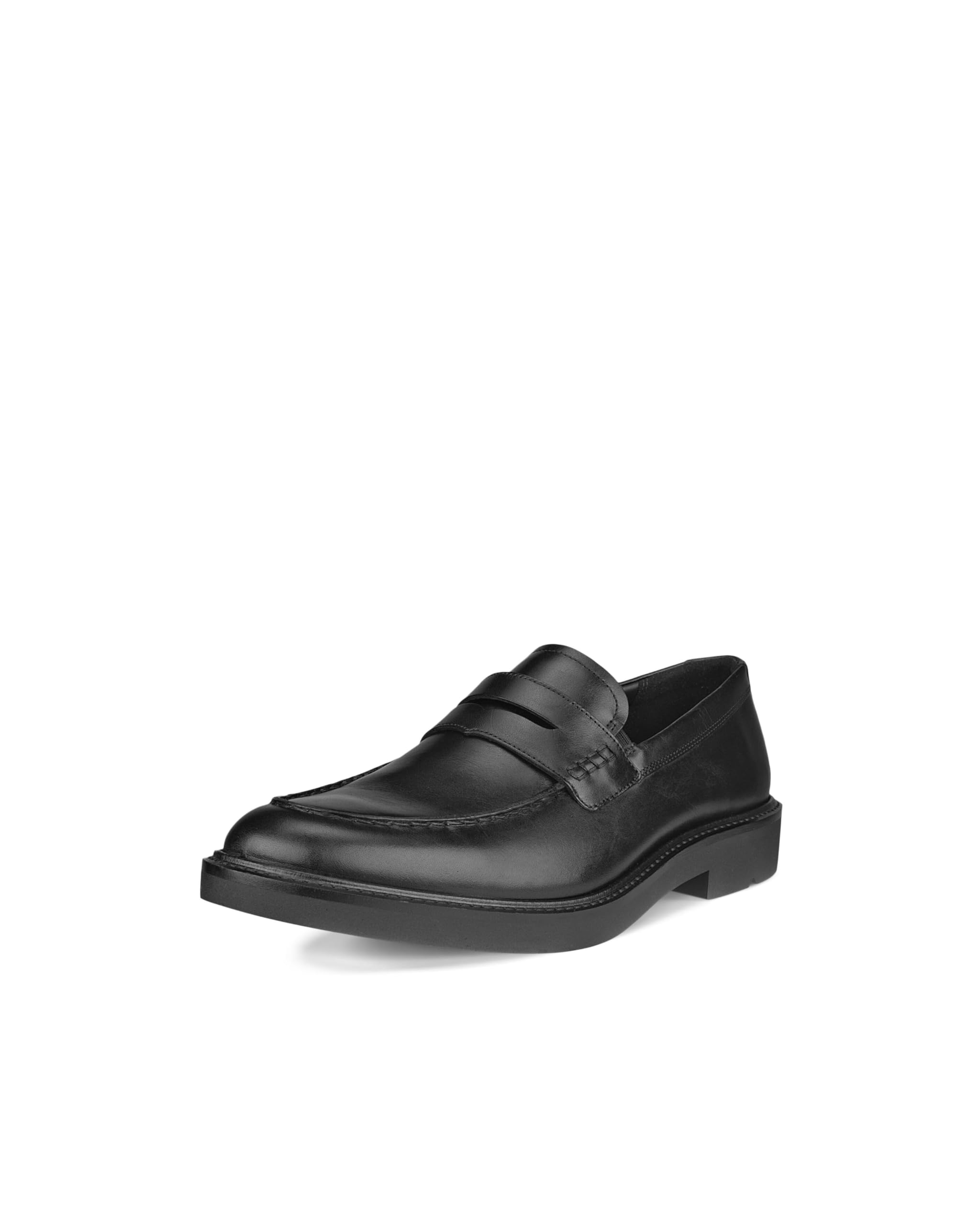 ECCO Men's London Penny Loafers - Comfortable & Stylish Leather Slip-On Shoes for Business, Casual & Office Wear