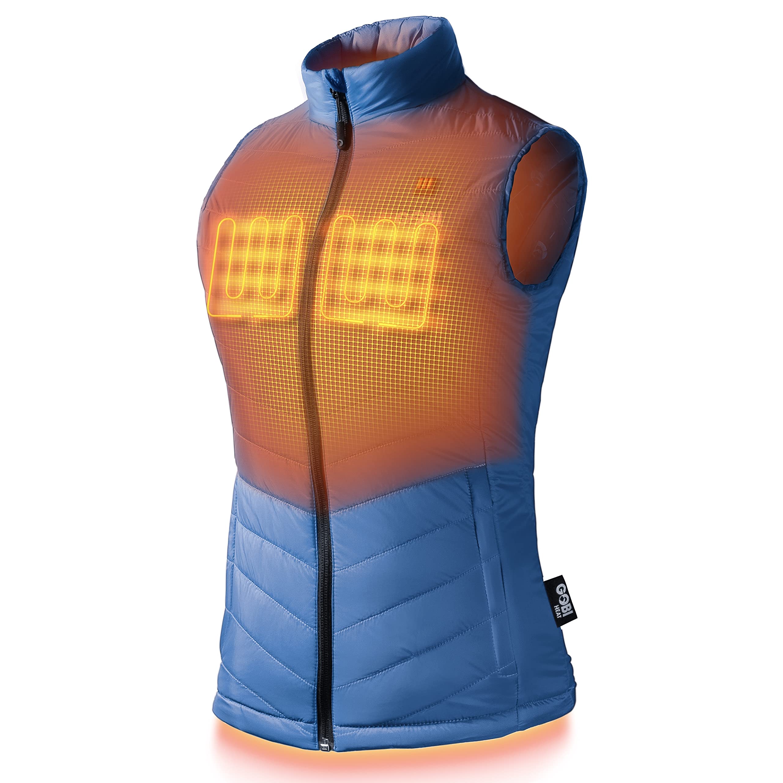 Dune Women's Heated Vest with Rechargeable Battery - 10 Hours Warmth | USB Charger Included | Machine Washable | Perfect for Outdoor Activities & Winter Travel