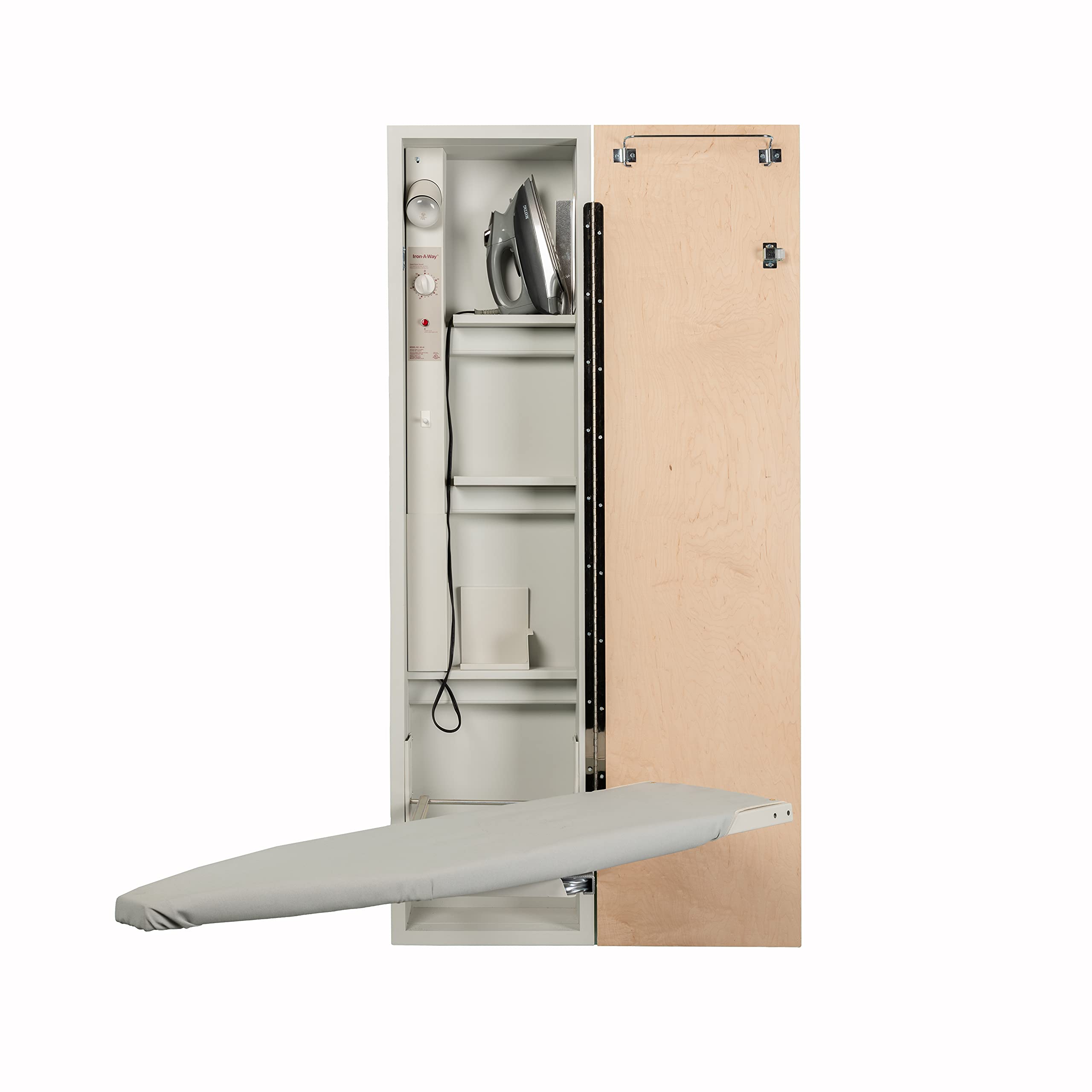 Iron-A-Way Built-In Ironing Center with 46