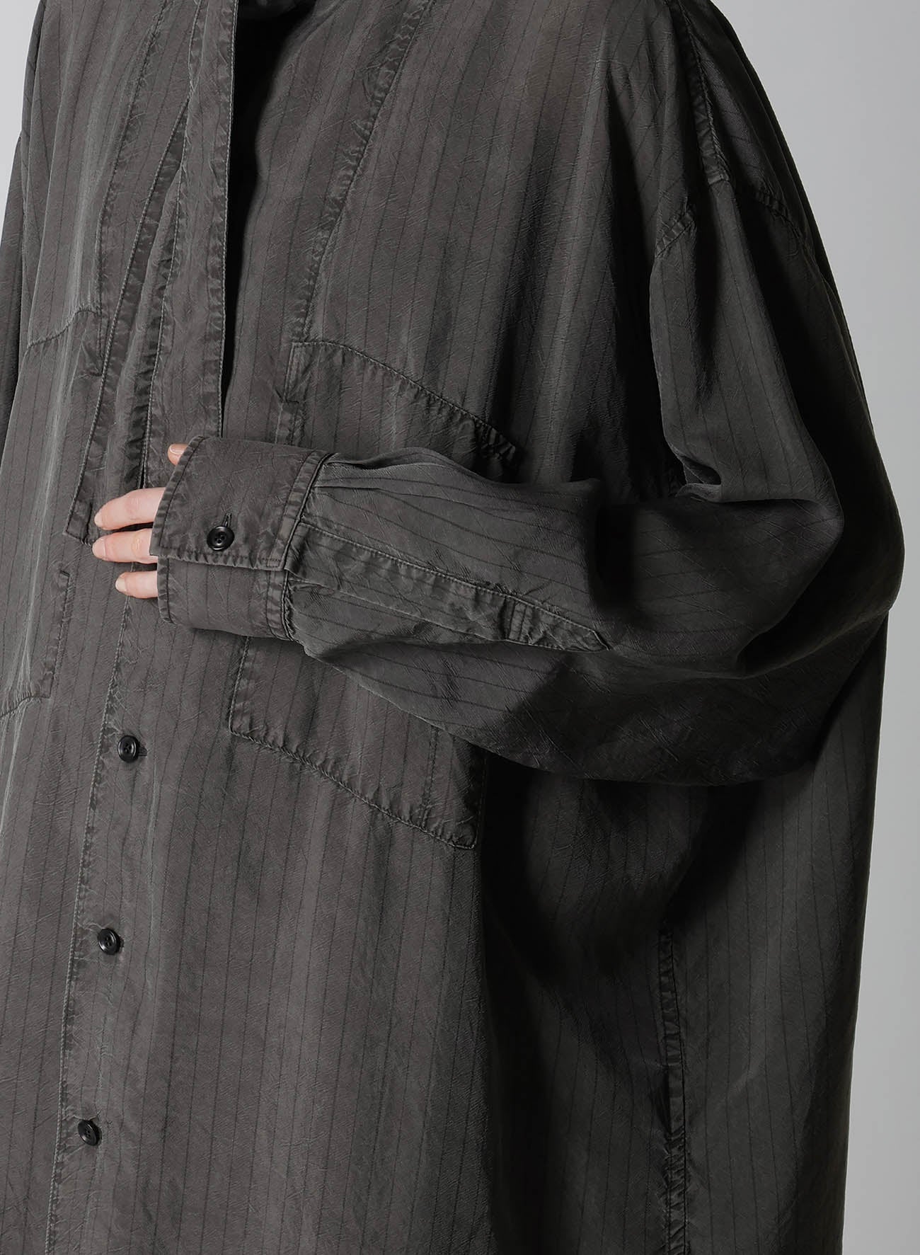 Stylish Cupro Stripe Shirt Dress with Tie - Perfect for Work, Casual Outings & Summer Travel