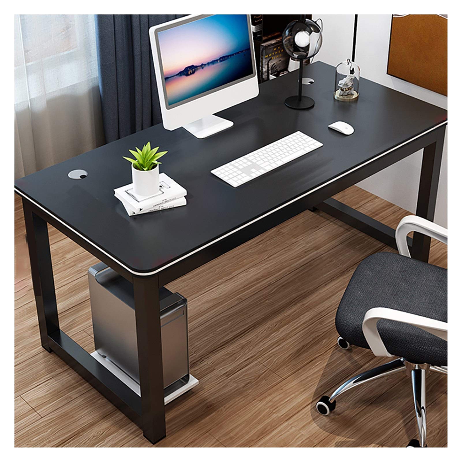 Modern XLO Office Computer Desk - Simple Study & Laptop Workstation for Home Office | Space-Saving Executive Desk with Easy Assembly | Perfect for Remote Work, Gaming & Small Spaces