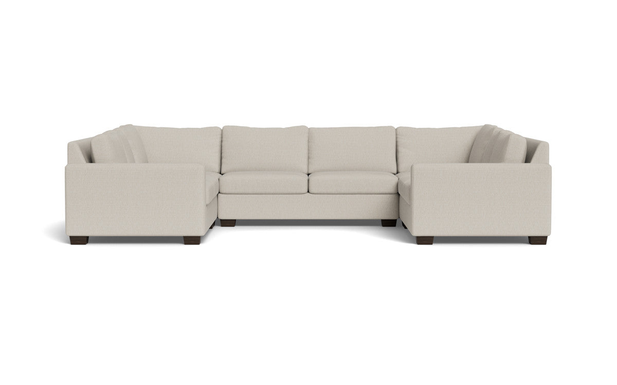 Track 141 Corner Sleeper Sofa U Sectional - Modern L-Shaped Convertible Couch Bed with Storage | Perfect for Small Spaces, Apartments & Guest Rooms