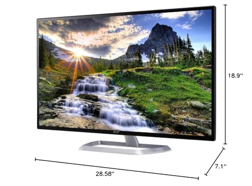 Acer 32 Inch Full HD 1920x1080 Monitor - IPS Panel, HDMI & VGA Ports for Home Office, Gaming, and Entertainment