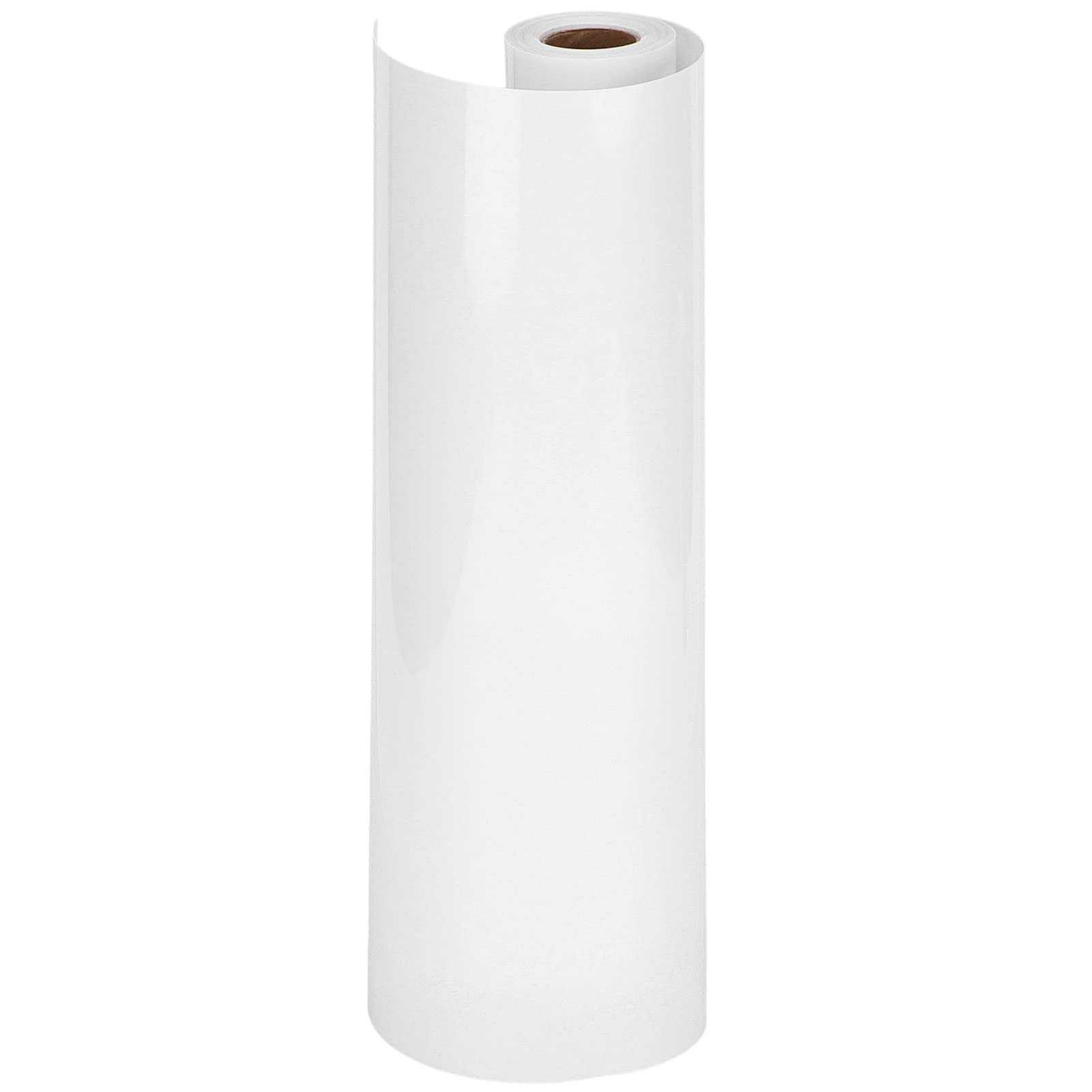 Premium White HTV Iron-On Vinyl Roll for DIY Craft Clothes Decoration - Heat Transfer Vinyl for T-Shirts, Bags & Fabric Accessories - Perfect for Custom Apparel, DIY Projects & Personalized Gifts