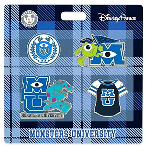 Disney Monsters University Pin Booster Set 2 - Limited Edition Collectible Pins for Disney Fans, Perfect for Trading, Gifts & Disney Park Accessories