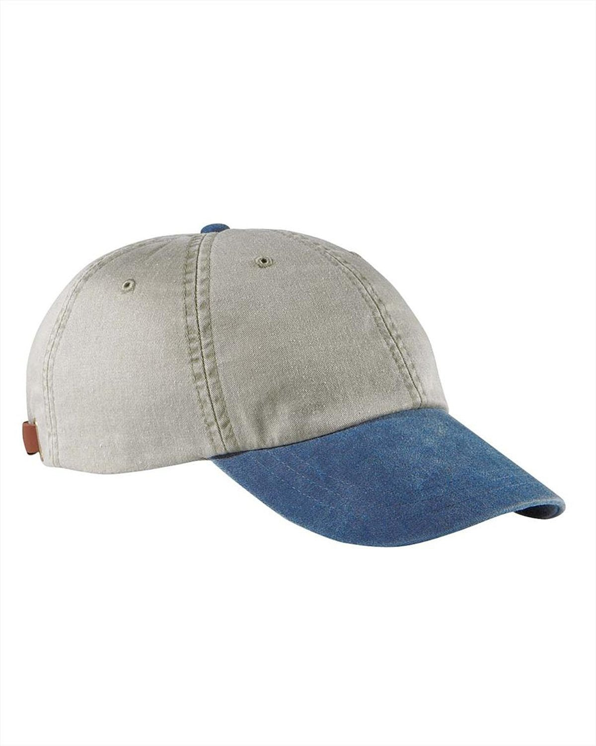 Adams AD969 Optimum Pigment Dyed Baseball Cap - Adjustable Cotton Hat for Men & Women - Perfect for Outdoor Sports, Hiking, and Casual Wear