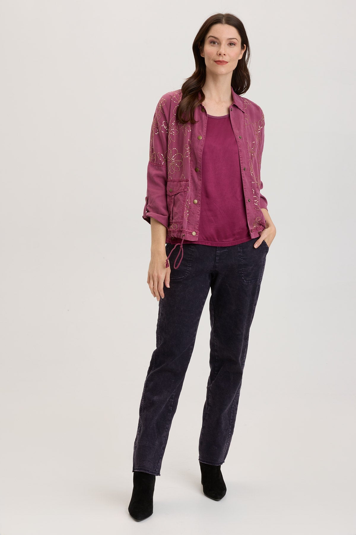 Ilyse Women's Cabaret Pigment Jacket - Stylish Outerwear for Night Out, Party & Special Occasions