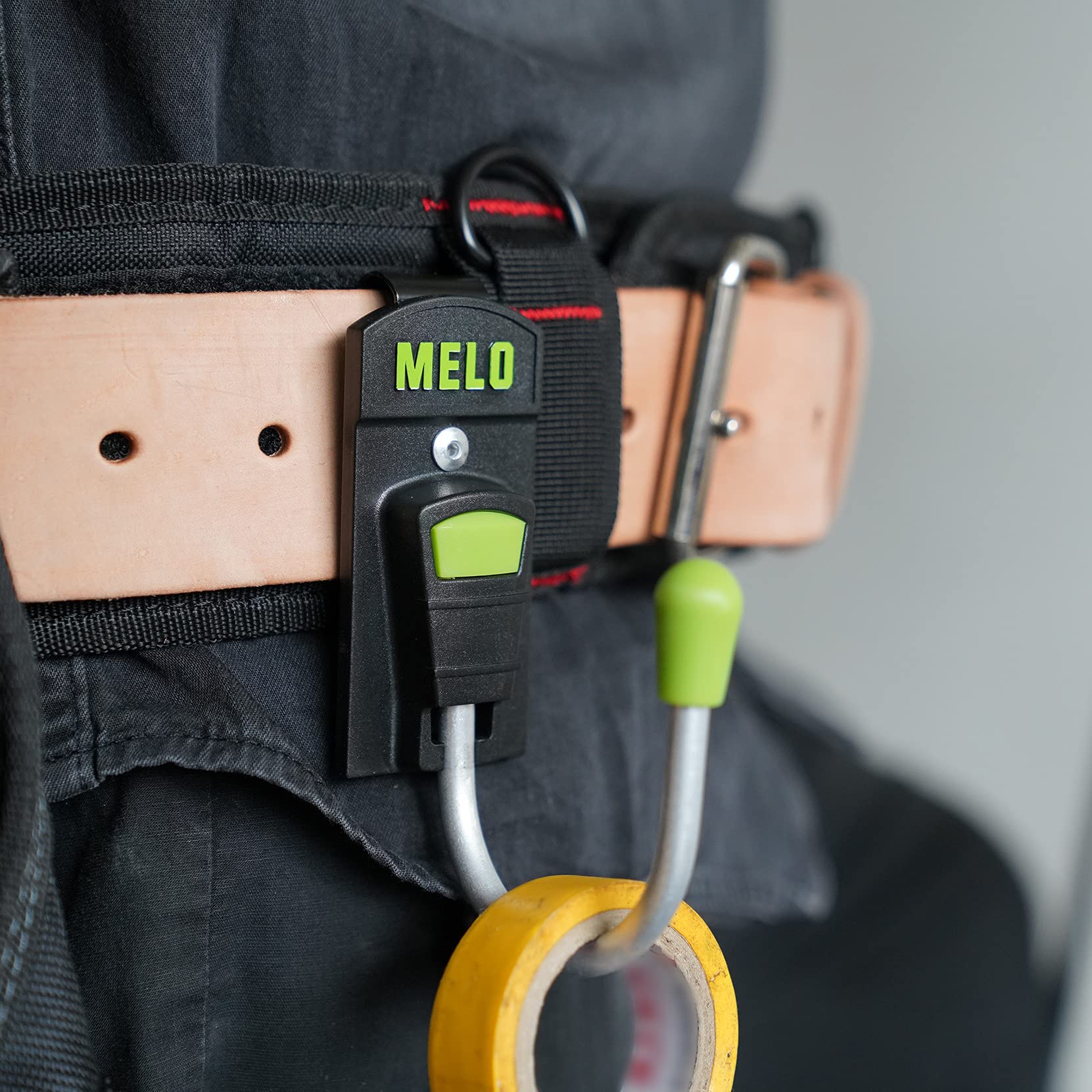MELOTOUGH Tool Holster for Cordless Drill - Heavy Duty Belt Hook & Pouch for Easy Access - Perfect for Construction, DIY Projects & Home Repairs
