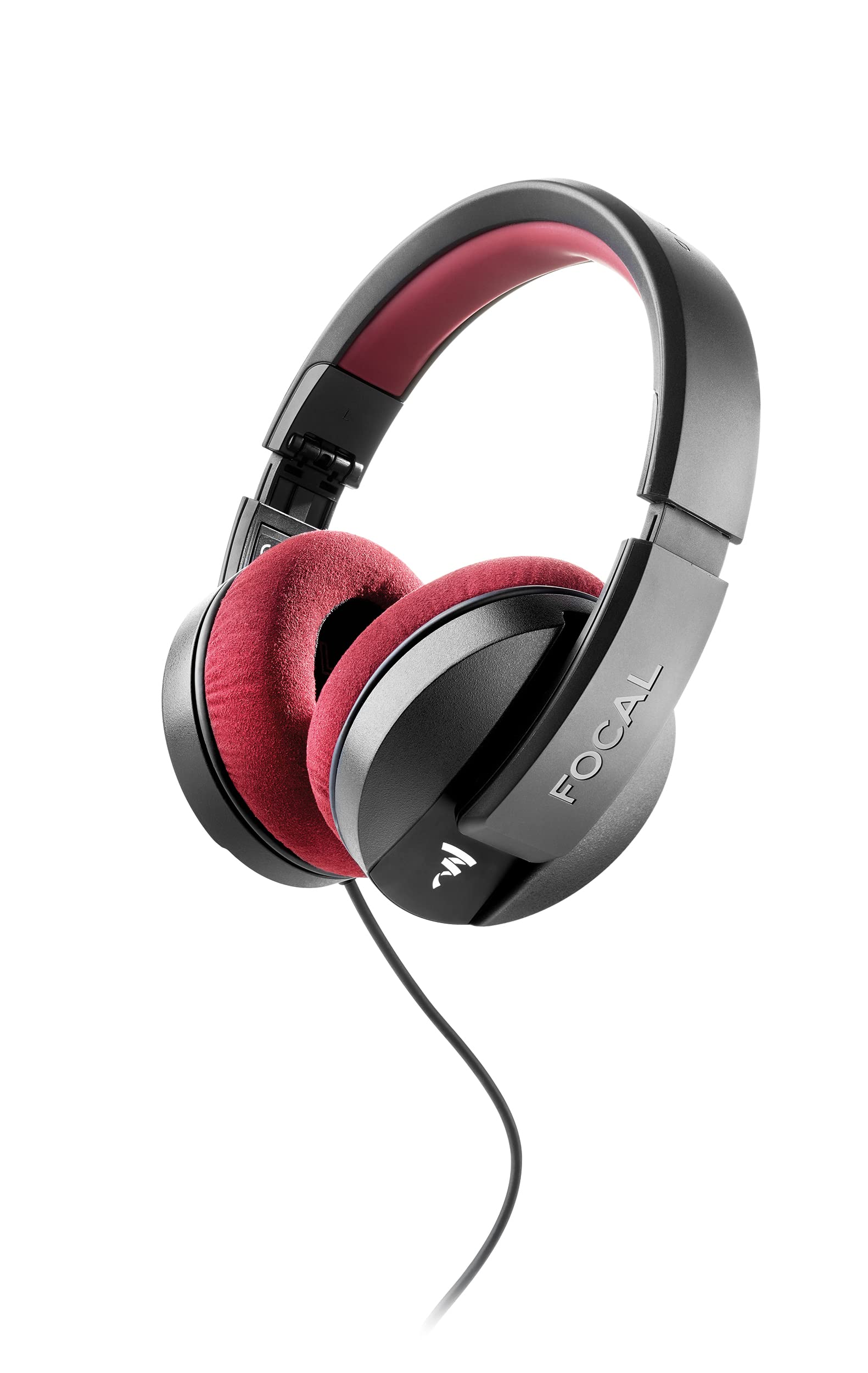 Focal Listen Professional Closed-Back Over-Ear Headphones - Noise Isolating Studio Monitor Headset with High-Fidelity Sound (Black) - Perfect for Music Production, Gaming & Audio Mixing