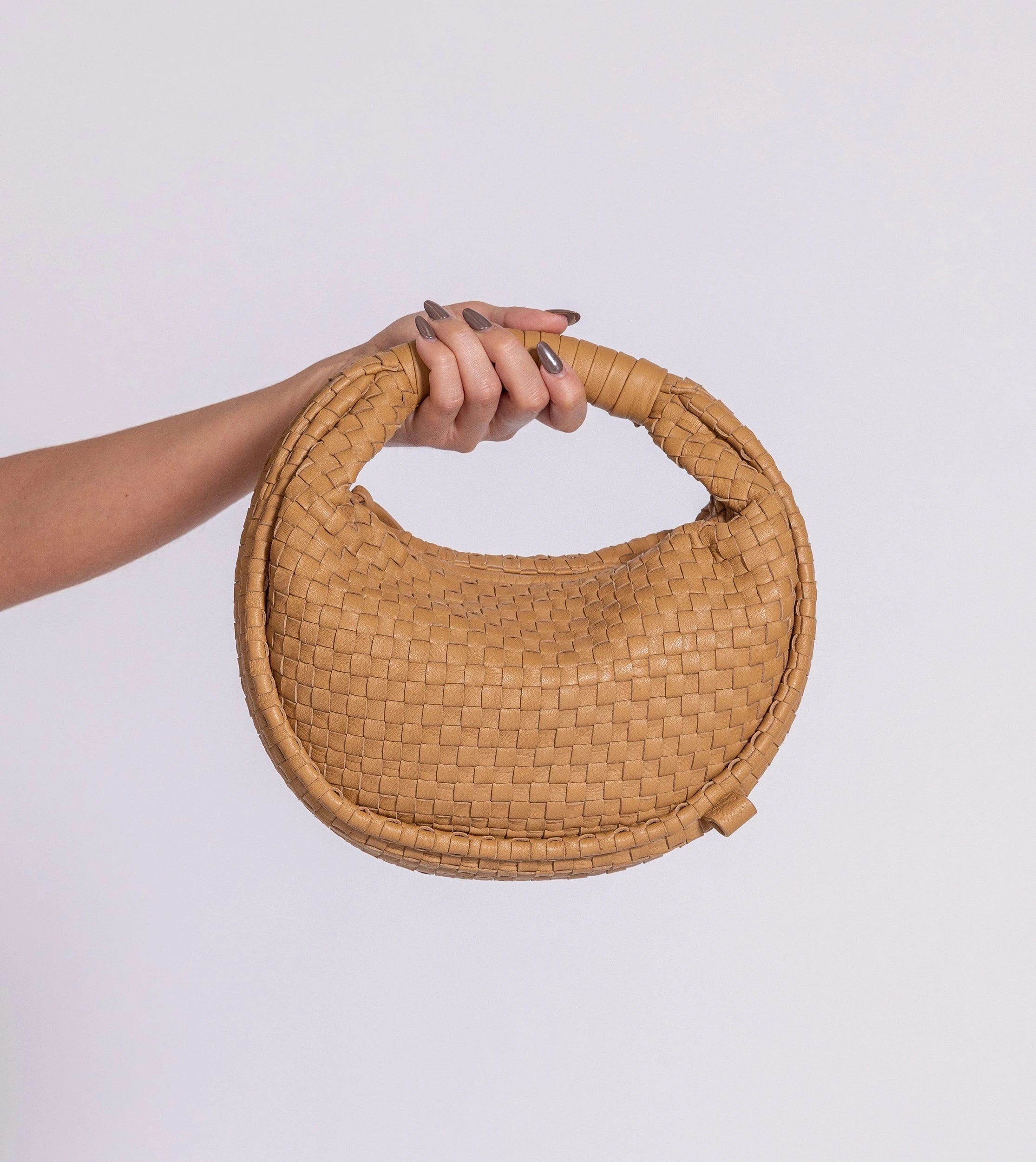 Santiago Mini Hobo Bag - Dark Tan Crossbody Purse for Women | Stylish & Lightweight Everyday Shoulder Bag for Work, Travel & Shopping