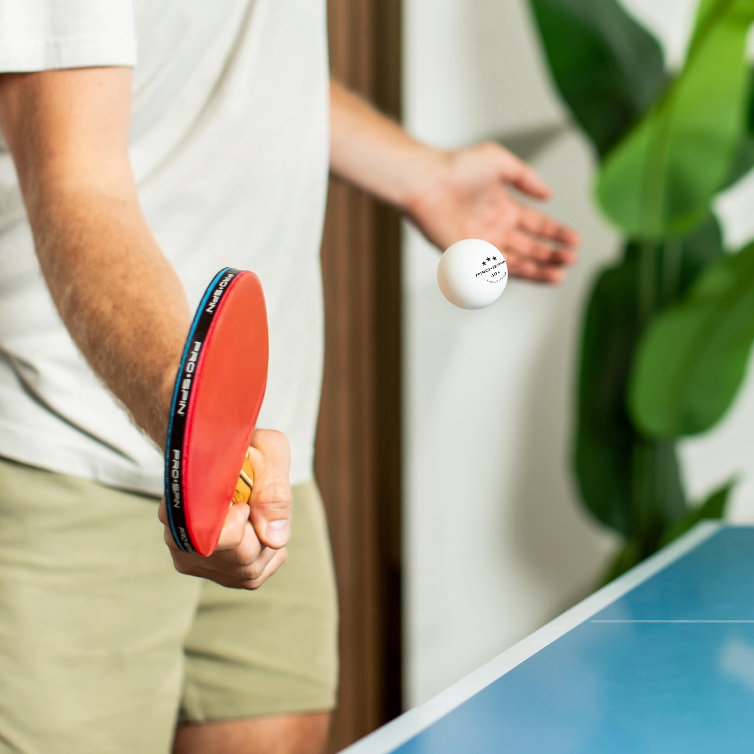 PRO SPIN 3-Star Premium White Table Tennis Balls - High-Performance 40+ ABS Ping Pong Balls for Professional Play | Durable for Indoor & Outdoor Use | Perfect for Tournaments, Training & Family Fun