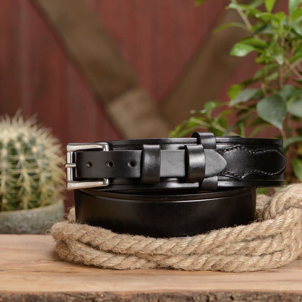 Premium Bullhide Leather Belt for Men - 1.75