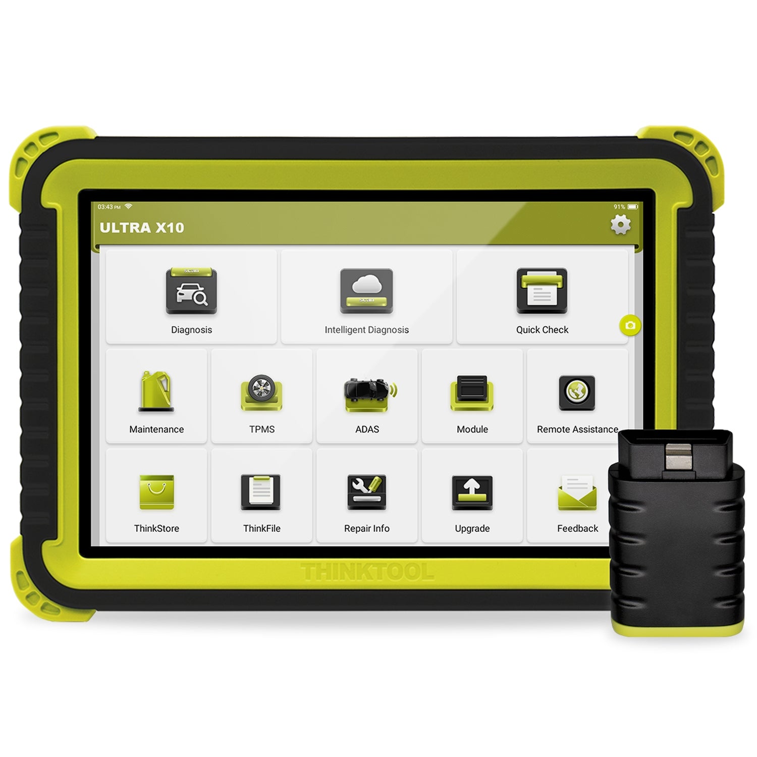 ULTRA X10 10-Inch Touchscreen OBD2 Scanner - Full System Auto Diagnostic Tool with CAN FD Protocol | 40% OFF | Perfect for Mechanics & DIY Car Repairs