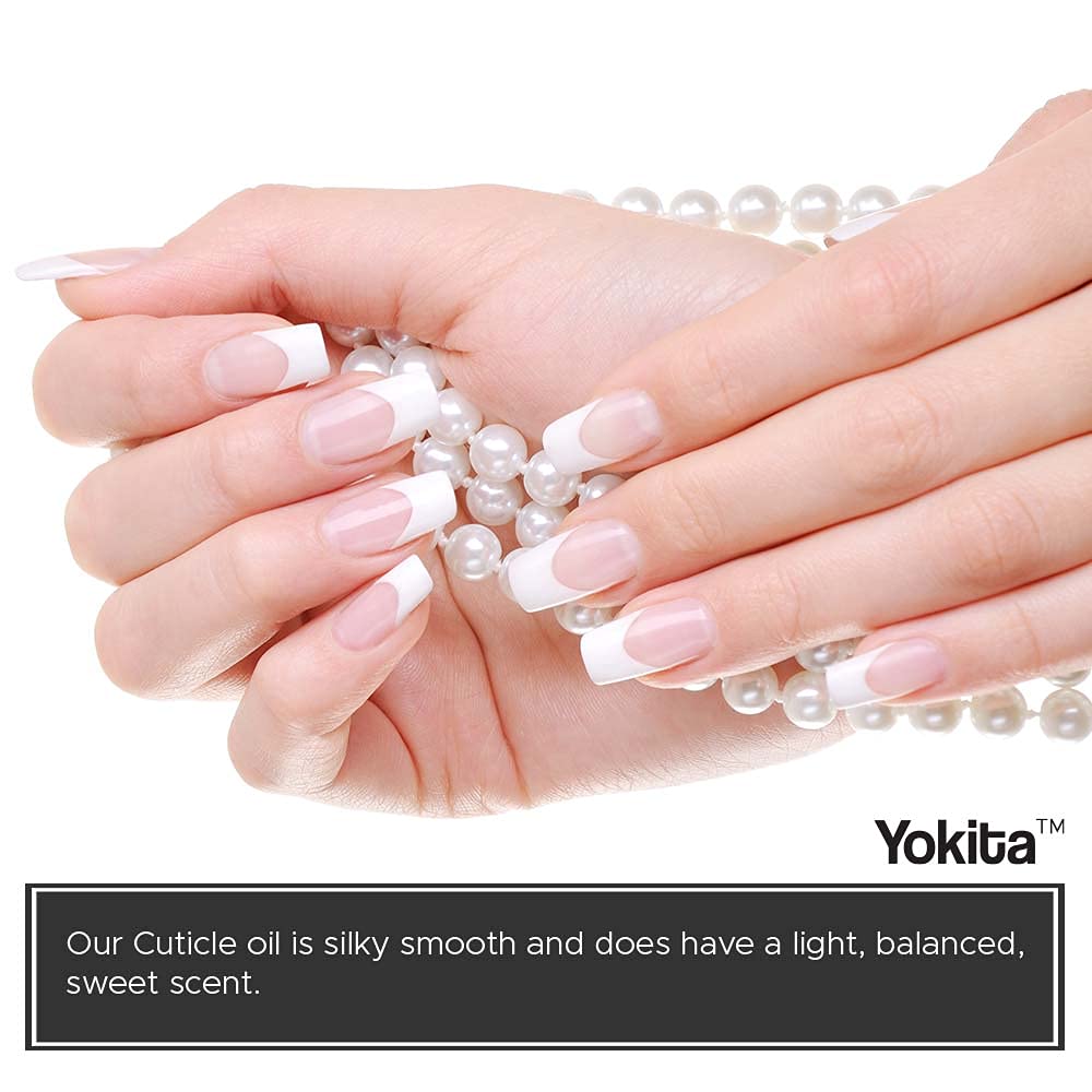 Premium Milk & Honey Cuticle Oil with Vitamin E - Natural Healing Nail Treatment for Dry, Cracked Cuticles - Moisturizing & Nourishing 0.5oz - Perfect for Manicures, Pedicures & At-Home Nail Care