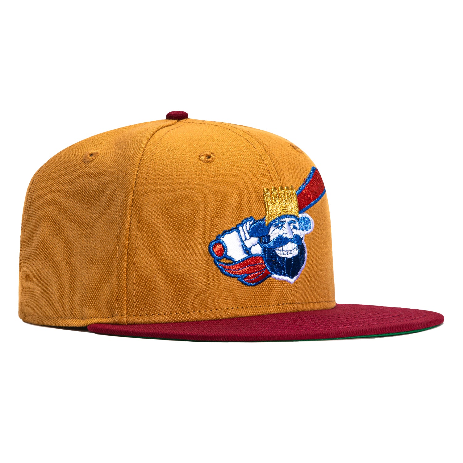 New Era 59Fifty MLB Butte Copper Kings Snapback Hat - Khaki & Cardinal Red Baseball Cap for Men - Perfect for Baseball Games, Streetwear Fashion & Sports Fans