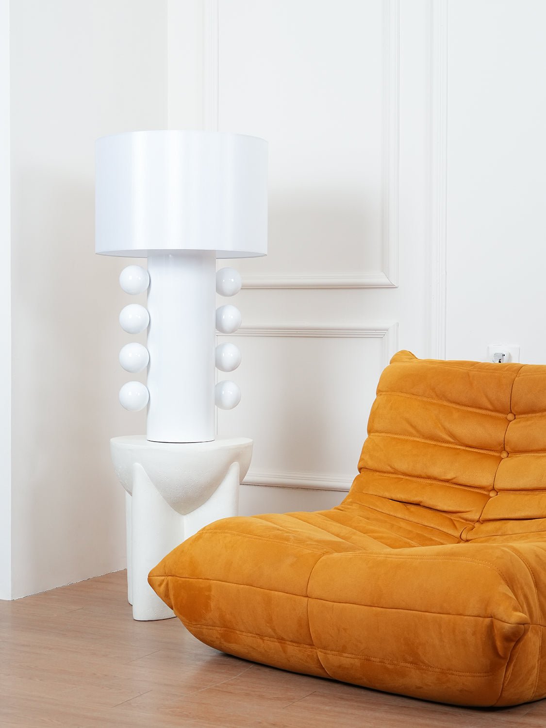Tiglia Modern LED Table Lamp - Adjustable Brightness, USB Charging Port, Bedside Nightstand Light for Living Room, Bedroom & Office