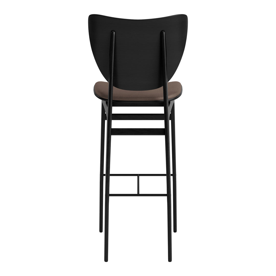 Stylish Upholstered Elephant Bar Stool - Comfortable Counter Height Seating for Kitchen Island, Breakfast Nook & Home Bar Decor