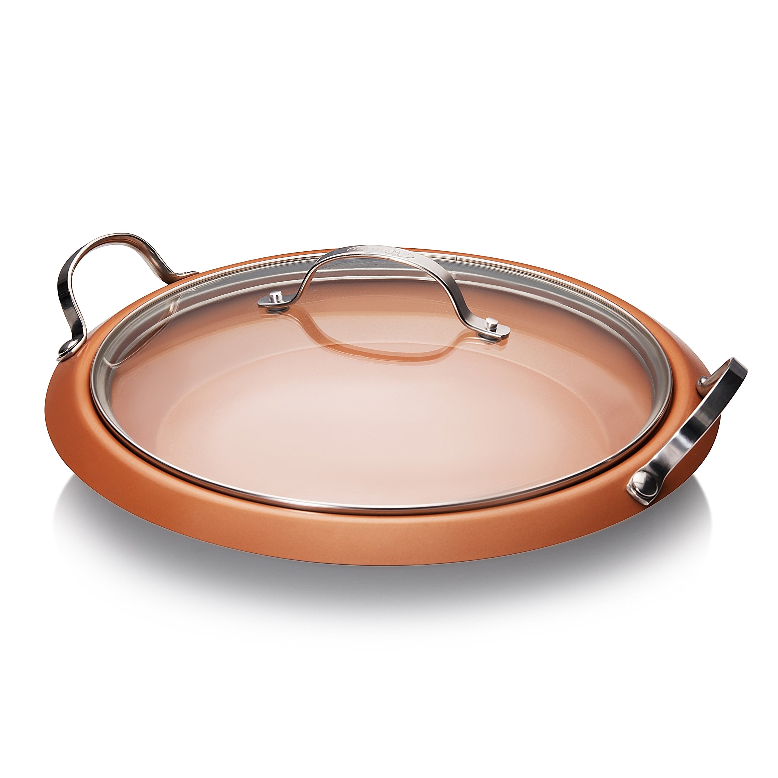 Gotham Steel 10-Piece Nonstick Cookware Set - Brown | Premium Ceramic Coating for Healthy Cooking | Perfect for Frying, Sautéing & Baking