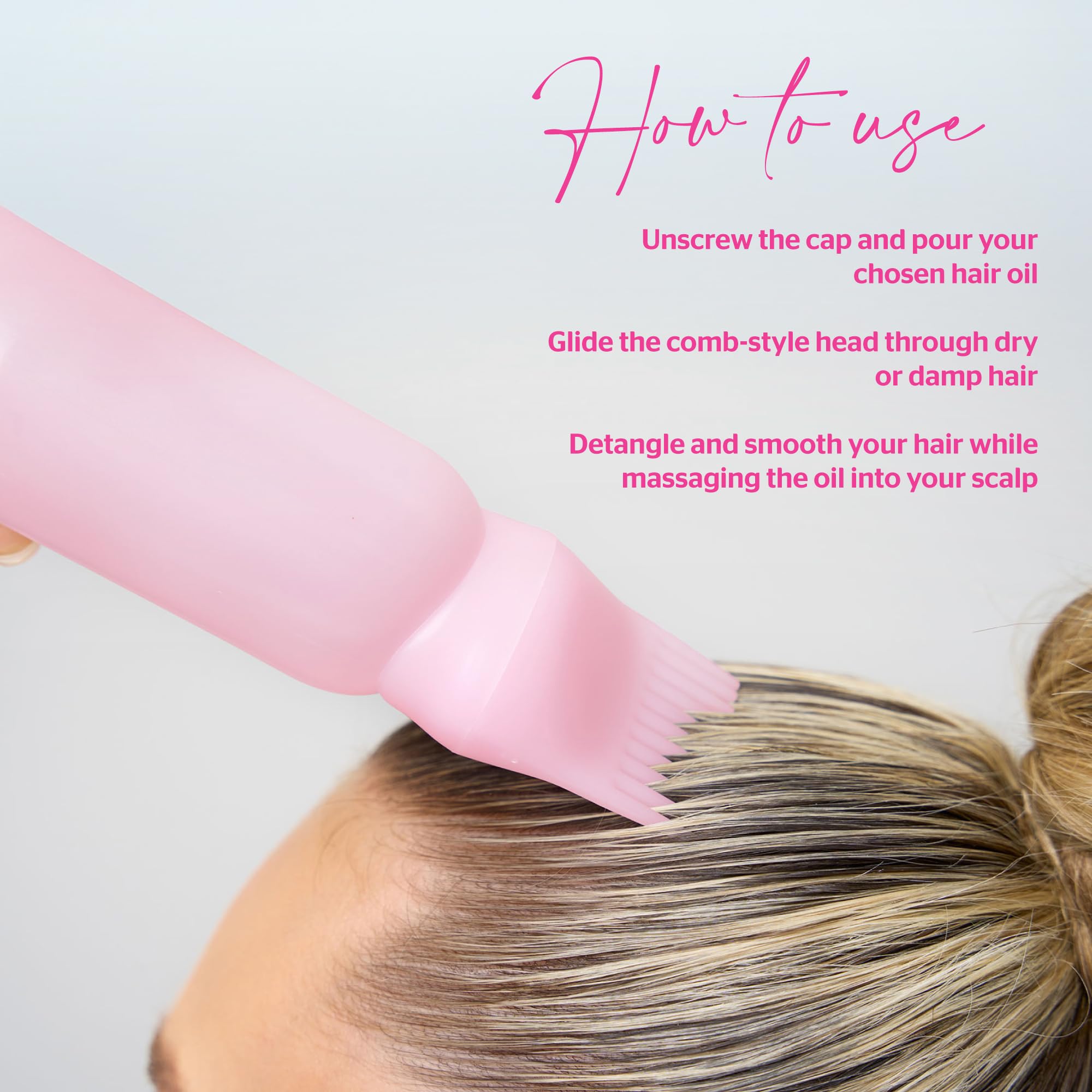 Brushworks Hair Oil Applicator Brush - Professional Hair Styling Tool for Even Oil Distribution | Perfect for Salon, Home Use & DIY Hair Care