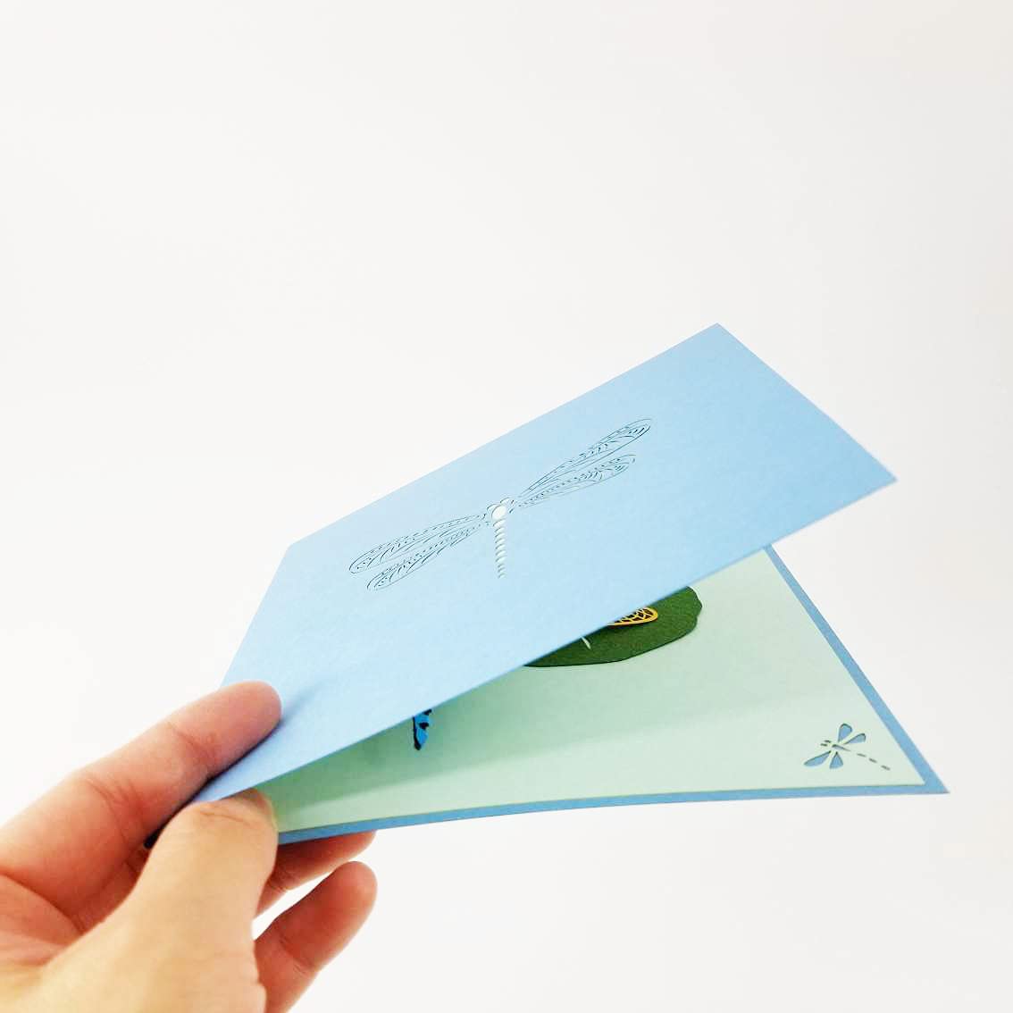 3D Dragonfly Pop Up Greeting Card - Birthday, Mother's Day, Just Because Cards for Son, Daughter & Kids | Unique Handmade Gift for Special Occasions & Home Decor