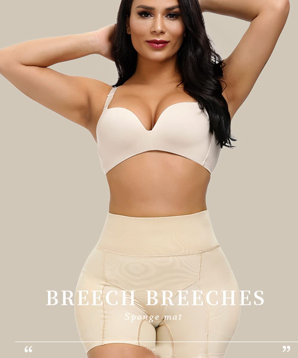 Elhada High Waist Body Shaper Shorts for Women - Tummy Control & Thigh Slimming Shapewear - Perfect for Postpartum, Workout & Everyday Wear