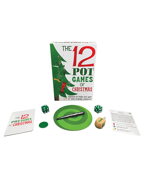 12 Pot Games of Christmas - Fun Holiday Party Games for Family & Friends - Perfect for Christmas Gatherings & Festive Celebrations