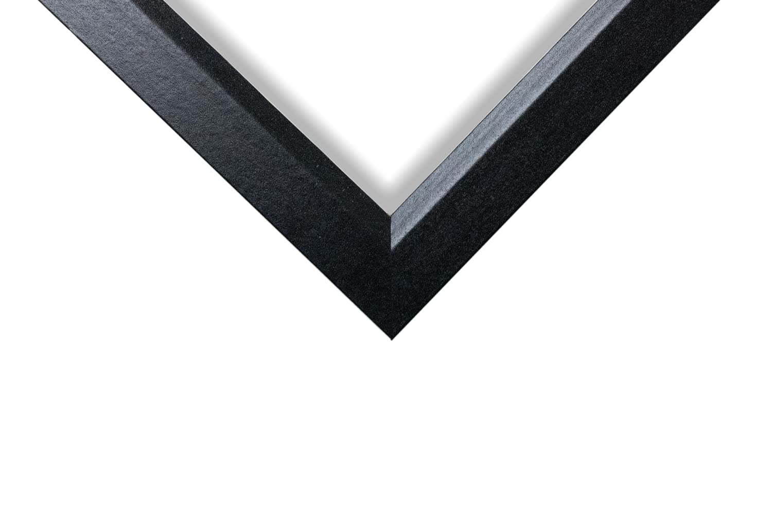 10x13 Inch Black Solid Wood Picture Frame Set of 4 - Premium Poplar Wood .84 Inch Thick Poster Frames for Wall Art, Photos, and Home Decor