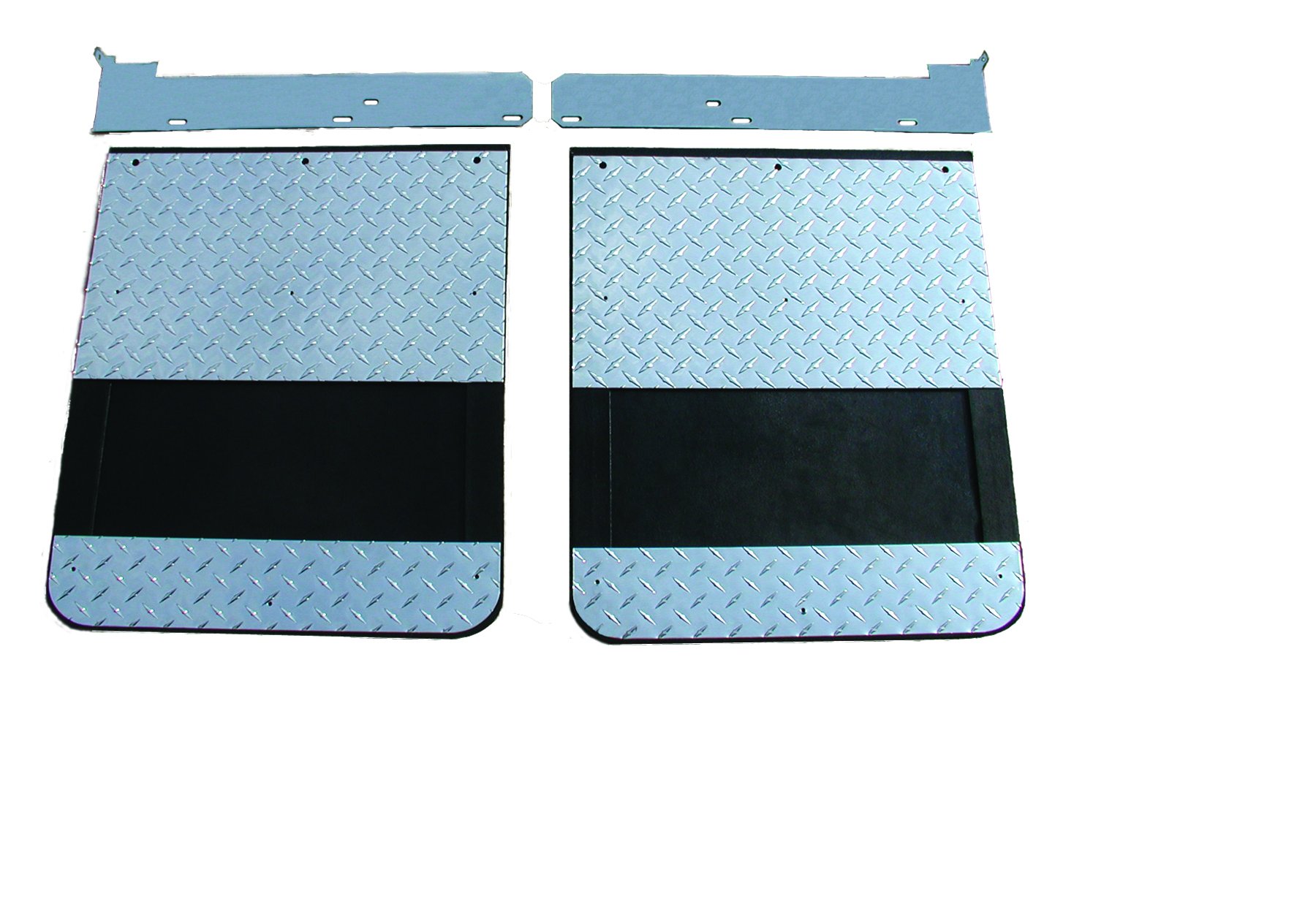 D70732SET Mud Flap Set for Chevy Silverado - Heavy Duty Splash Guards with Logo - Perfect for Off-Roading, Truck Protection & All-Weather Driving