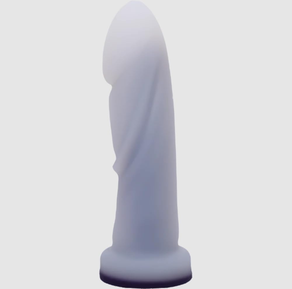 Tantus Cush O2 Dual Density Silicone Dildo - Ultra-Premium Body-Safe Vibrator for G-Spot & P-Spot Stimulation | Harness Compatible Sex Toy for Men, Women & LGBTQ | Anal & Vaginal Use | Matte Twilight Finish | Perfect for Solo Play & Couples Intimacy