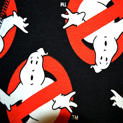 Mens Black Boxer Briefs with Ghost Busters Logo - Comfortable Cotton Underwear for Everyday Wear, Cosplay & Halloween Costumes
