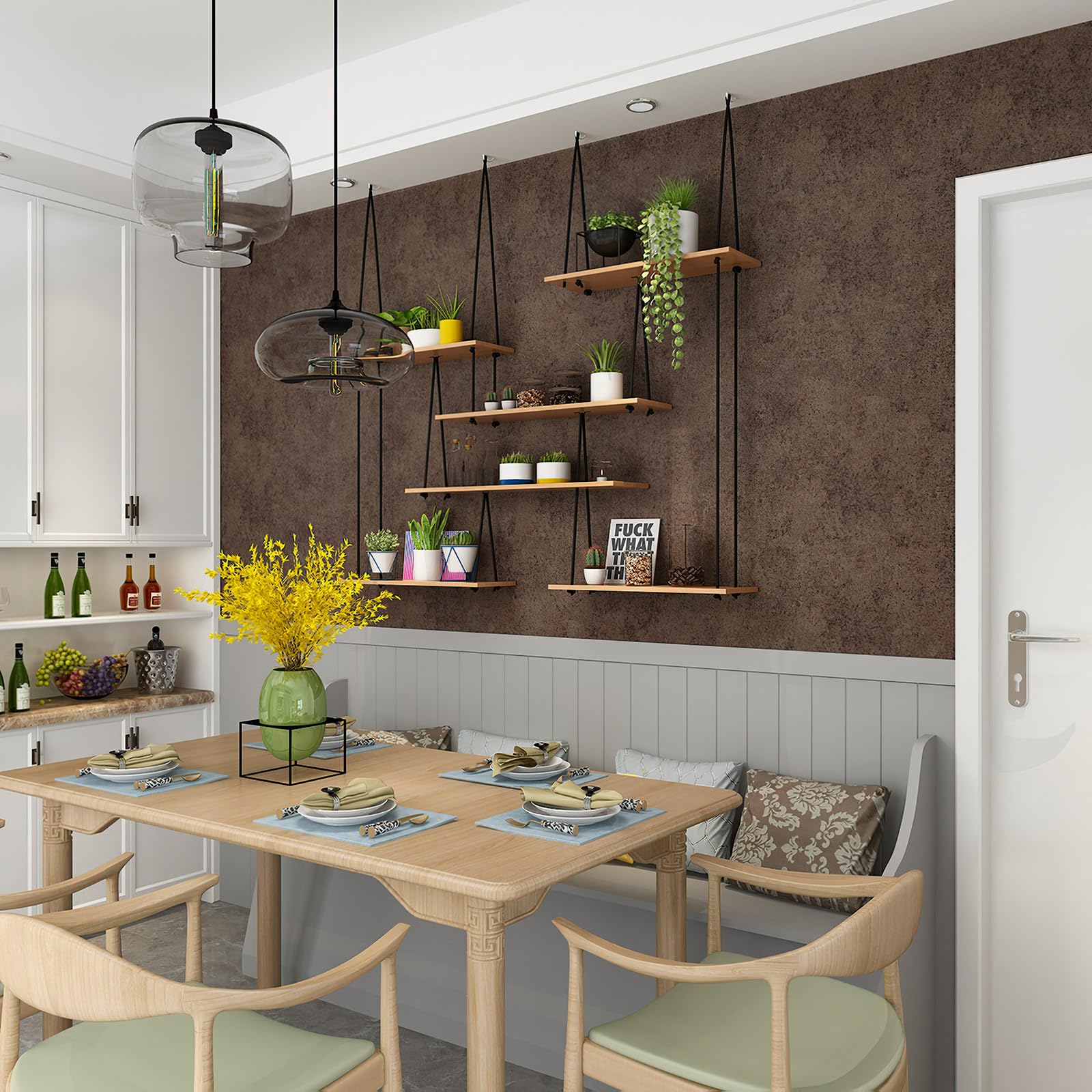 TOTIO Antique Bronze Gold Concrete Texture Wallpaper - Dark Brown Metallic Industrial Style Self-Adhesive Contact Paper (16x78 Inch) - Bubble-Free Matte Thickened Waterproof Wall Sticker for Kitchen Backsplash, Accent Walls & Furniture Makeover