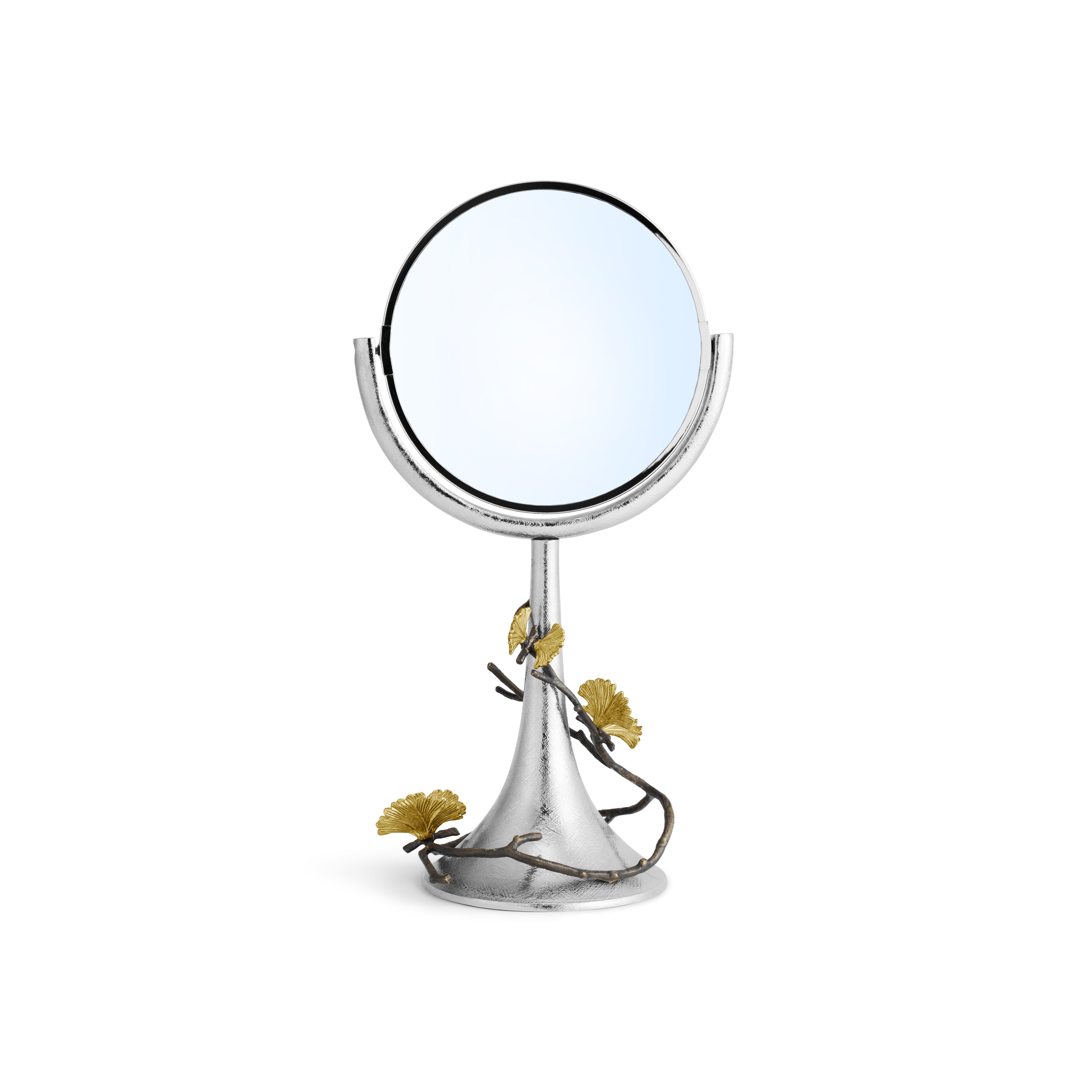 Butterfly Ginkgo Vanity Mirror - Elegant Decorative Makeup Mirror for Dressing Table, Bedroom & Bathroom | Perfect for Home Decor, Gift & Vanity Organizing