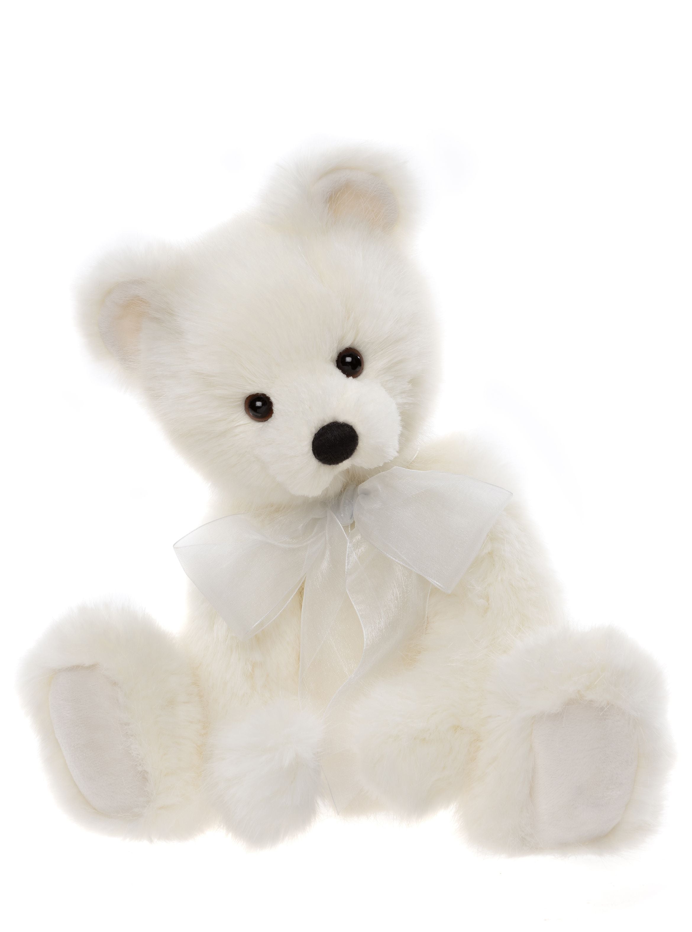 Charlie Bear Little Bean Plush Toy - Soft & Cuddly Stuffed Animal for Kids, Gifts & Nursery Decor | Perfect for Birthdays, Baby Showers & Comforting Toddlers
