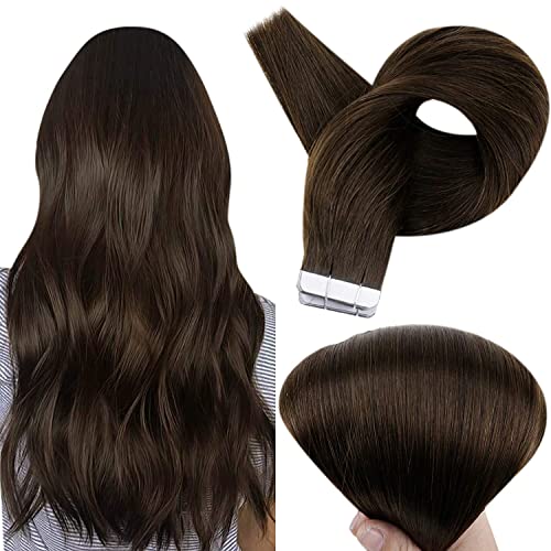 Premium Tape in Hair Extensions 100% Human Hair - Seamless Blending for Length & Volume | Perfect for Weddings, Parties & Everyday Styling