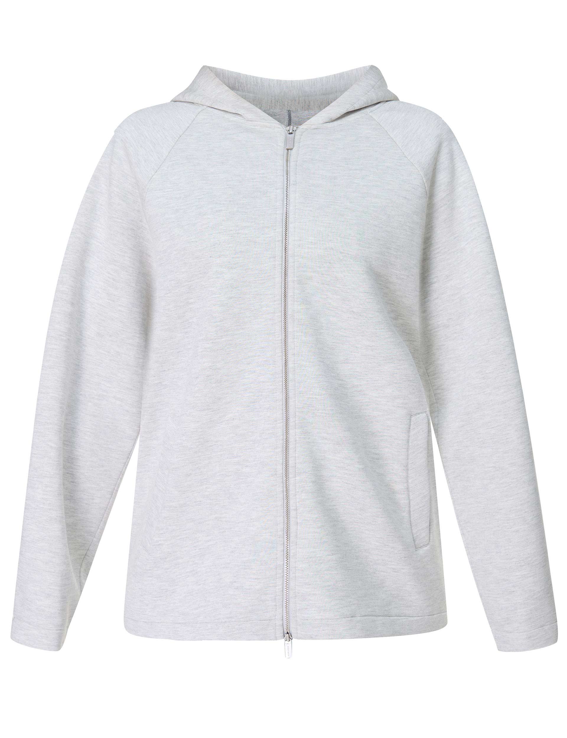 Wind Down Zip Up Hoody - Ice Grey Marl | Cozy Fleece Pullover for Men & Women | Perfect for Casual Wear, Lounging & Outdoor Activities
