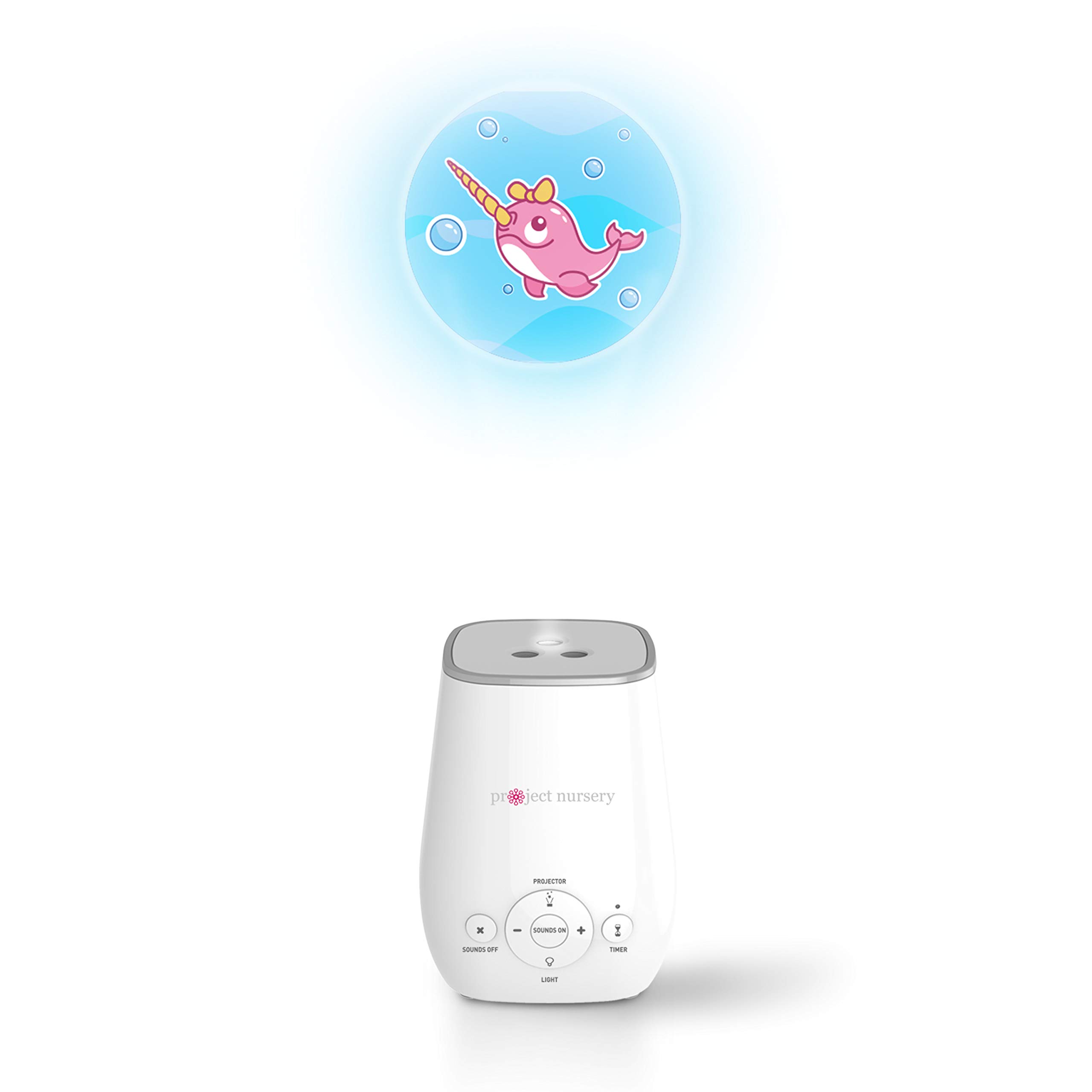 4-in-1 White Noise Sound Machine with Night Light & Timer - Baby Sleep Soother with Calming Projector | Perfect for Nursery, Bedroom & Travel Use