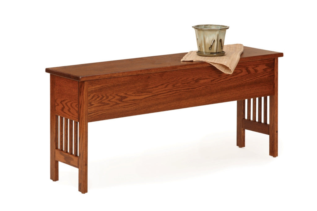 Alamo Mission Backless Storage Bench - Rustic Wooden Entryway Bench with Hidden Storage for Shoes & Coats | Perfect for Hallway, Mudroom & Living Room Organization